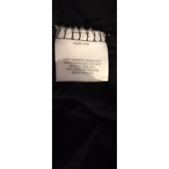 Bongo Women's Size Large Black Hooded Top - Vintage - Picture 7 of 7